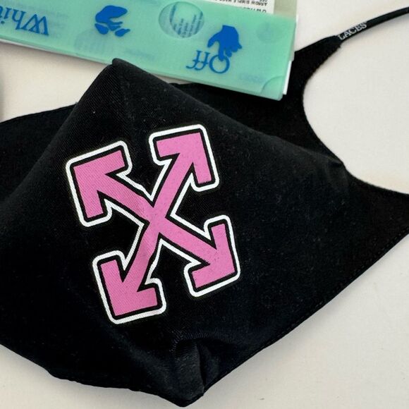 Off white L/XL Unisex Face Mask - Picture 5 of 8